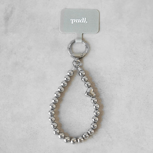 LINE SILVER HEART STRAP