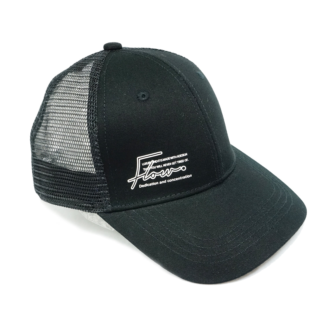 Flow メッセージ フロントサイド メッシュキャップ KSH348