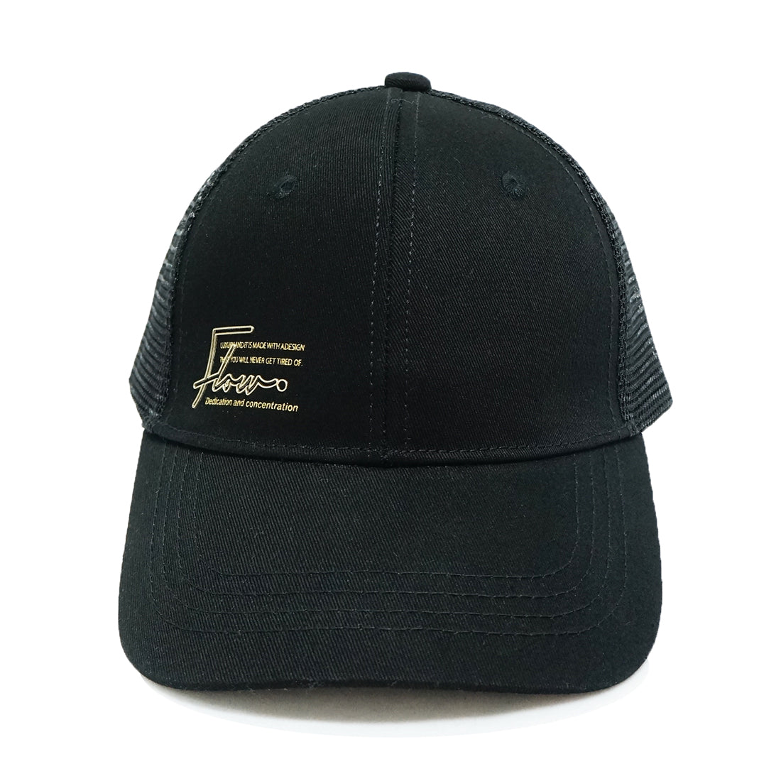 Flow メッセージ フロントサイド メッシュキャップ KSH348
