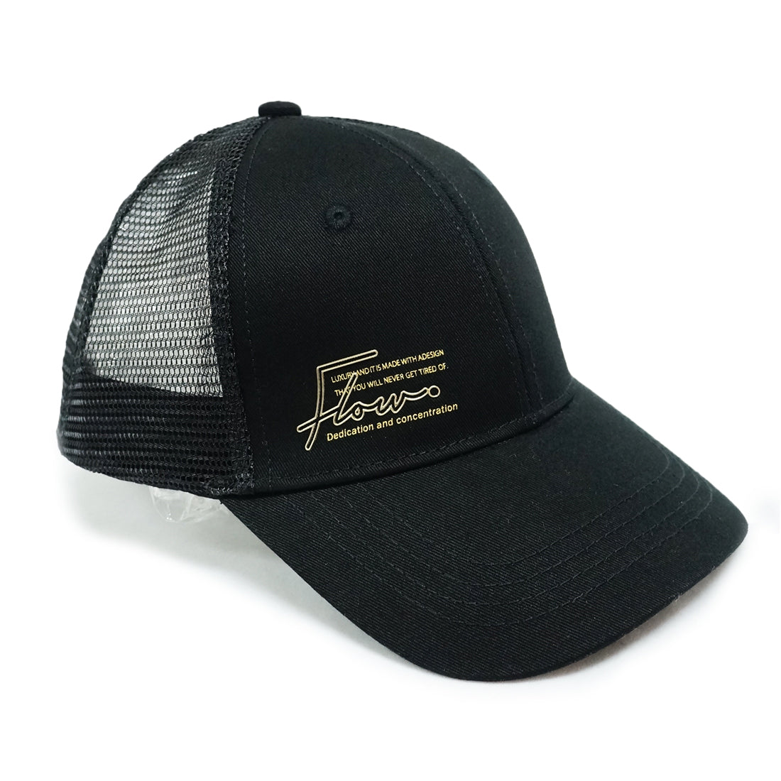 Flow メッセージ フロントサイド メッシュキャップ KSH348