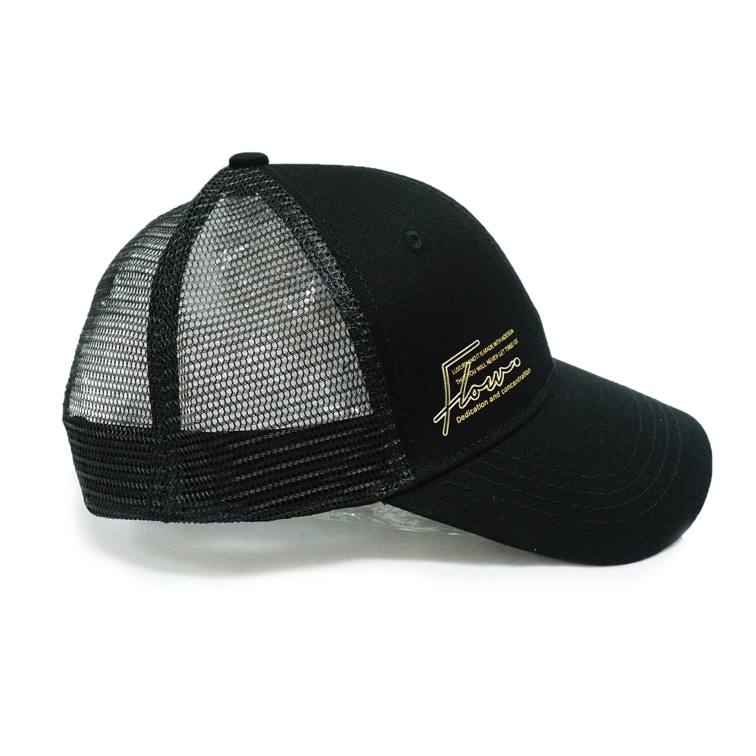 Flow メッセージ フロントサイド メッシュキャップ KSH348