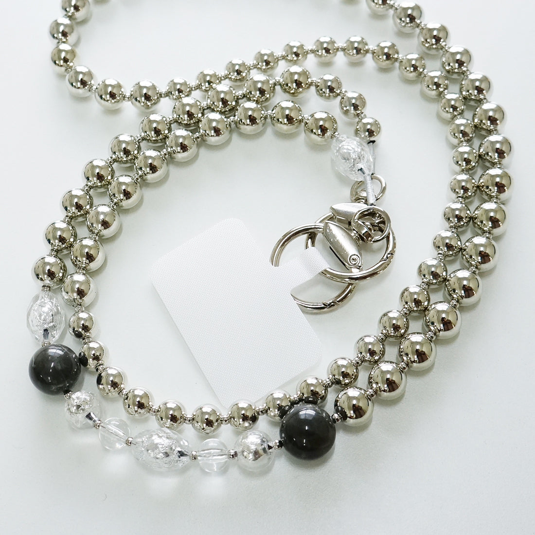 スマホショルダーストラップ ビーズ アクセサリー 紐 PUDI