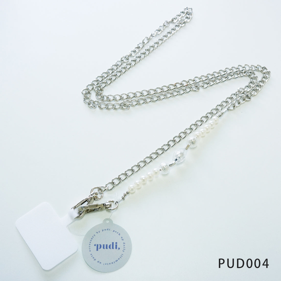 スマホショルダーストラップ ビーズ アクセサリー 紐 PUDI