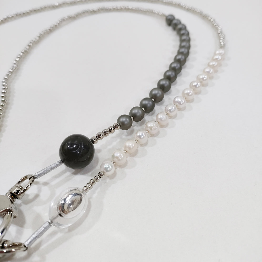 スマホショルダーストラップ ビーズ アクセサリー 紐 PUDI