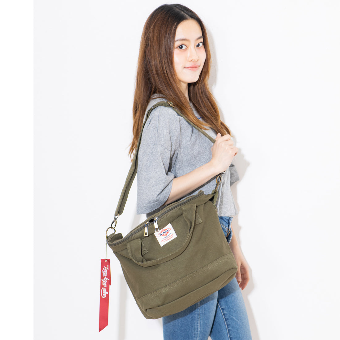 バッグ メンズ レディース ショルダーバッグ トートバッグ 2way 布 帆布 ランチバッグ キーズ Keys