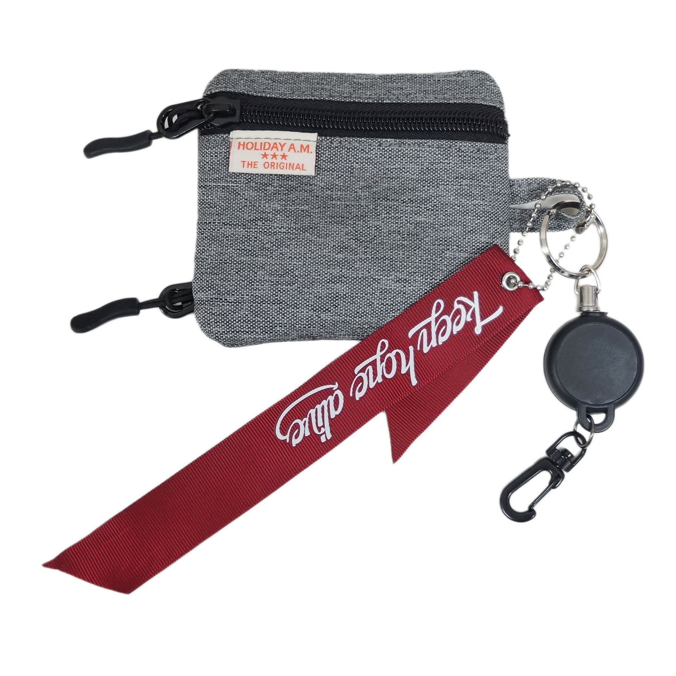 パスケース ICカード リール付き コインケース 小銭入れ 定期入れ HolidayA.M. ホリデーエーエム