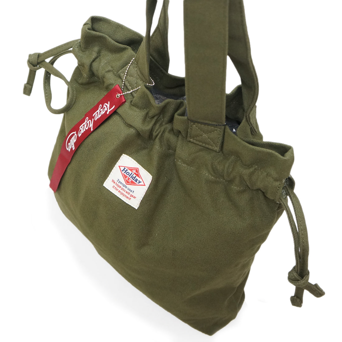 バッグ トートバッグ メンズ レディース 巾着 布 トート キャンバス 帆布 HolidayA.M.