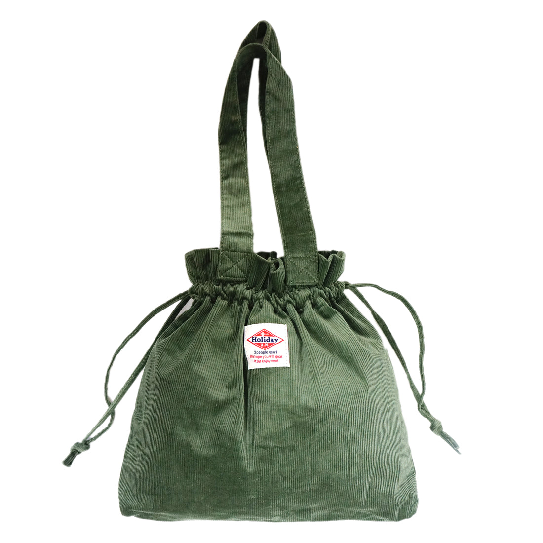バッグ トートバッグ メンズ レディース 巾着 コーデュロイ 布 2WAY ホリデーエーエム HolidayA.M.