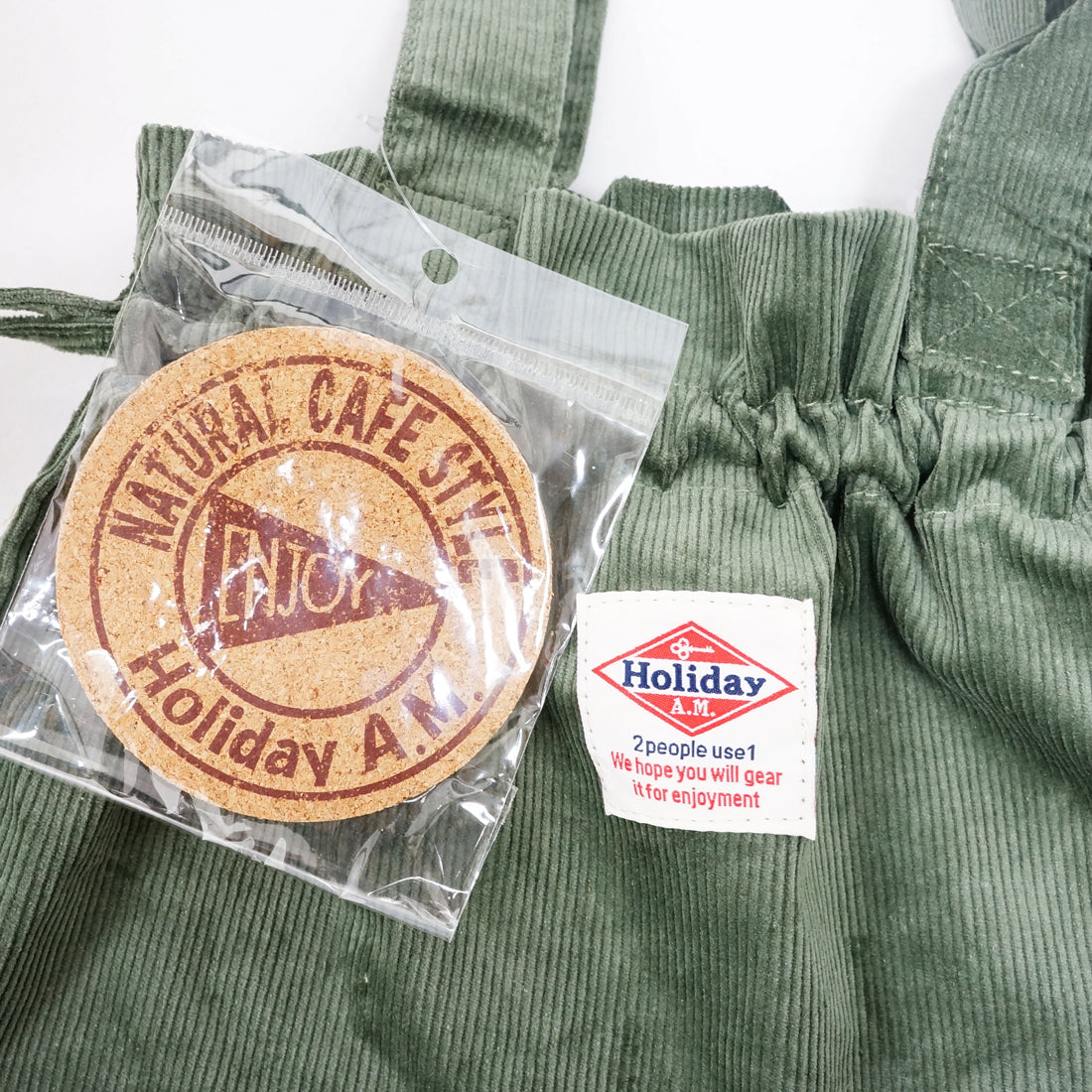 バッグ トートバッグ メンズ レディース 巾着 コーデュロイ 布 2WAY ホリデーエーエム HolidayA.M.