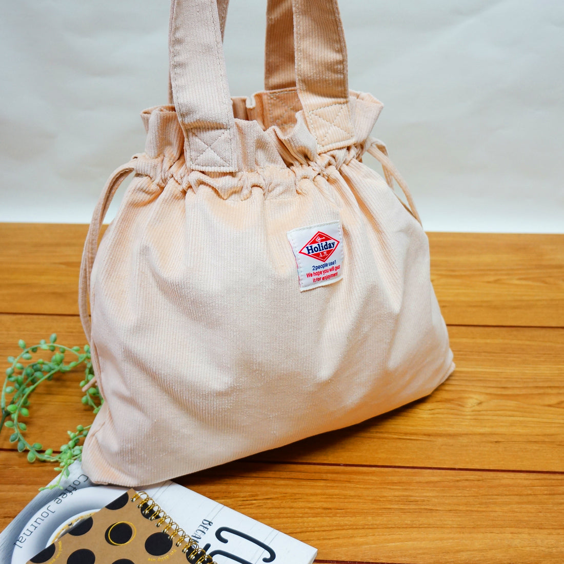 バッグ トートバッグ メンズ レディース 巾着 コーデュロイ 布 2WAY ホリデーエーエム HolidayA.M.