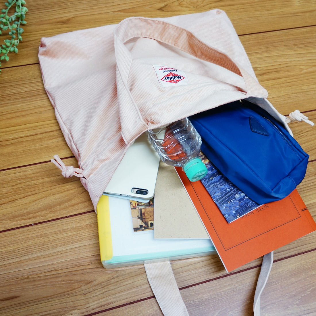バッグ トートバッグ メンズ レディース 巾着 コーデュロイ 布 2WAY ホリデーエーエム HolidayA.M.