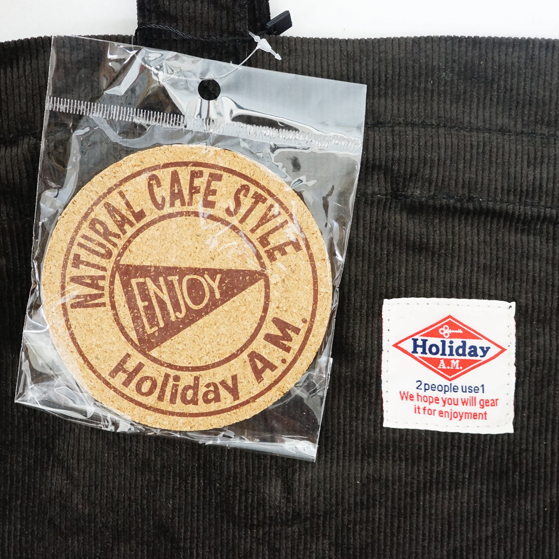 バッグ トートバッグ メンズ レディース 巾着 コーデュロイ 布 2WAY ホリデーエーエム HolidayA.M.