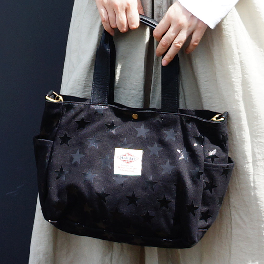 バッグ ショルダーバッグ トートバッグ レディース メンズ 帆布 キャンバス 星柄 コースター HolidayA.M.