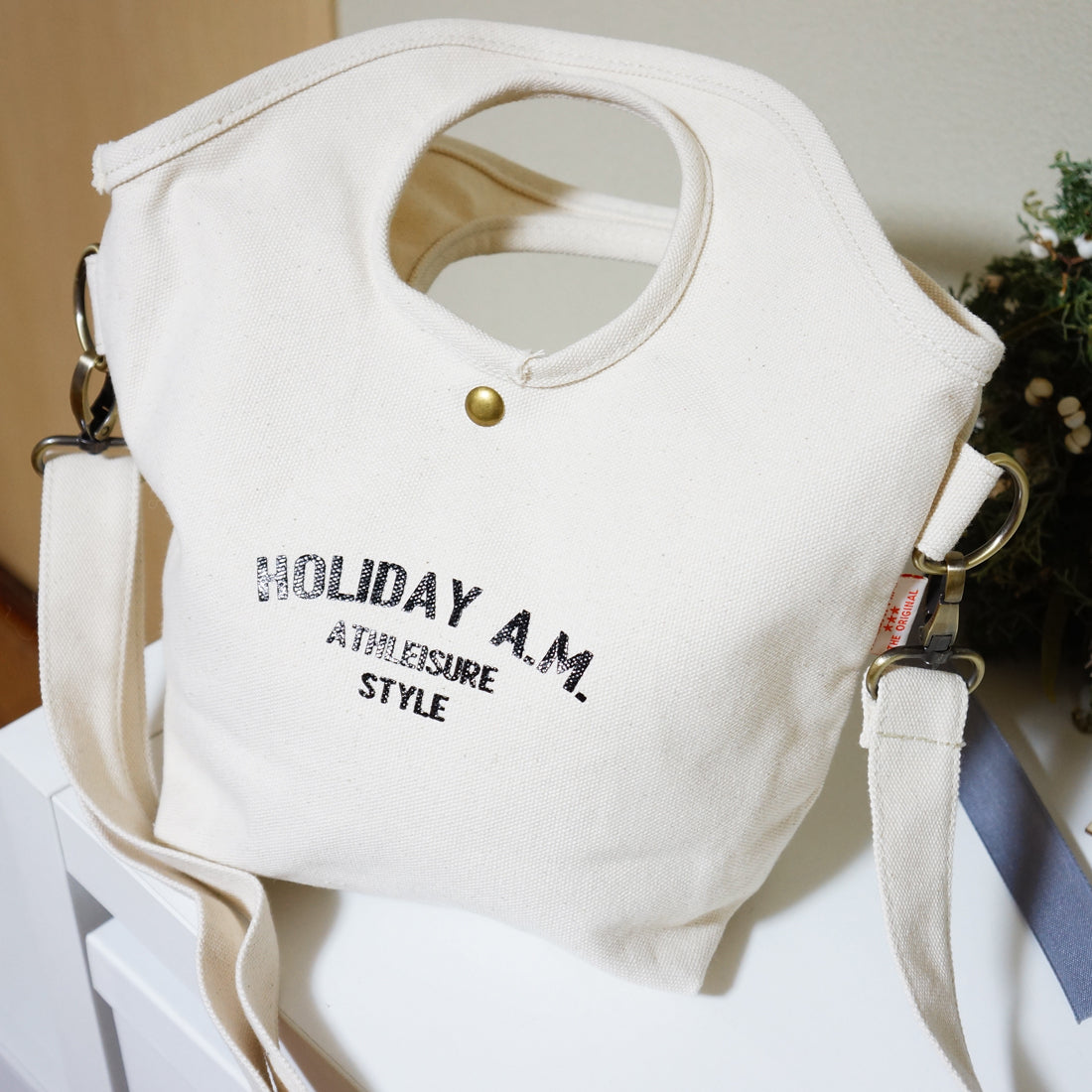 バッグ 2WAY ショルダーバッグ トートバッグ 帆布 キャンバス レディース メンズ HolidayA.M.