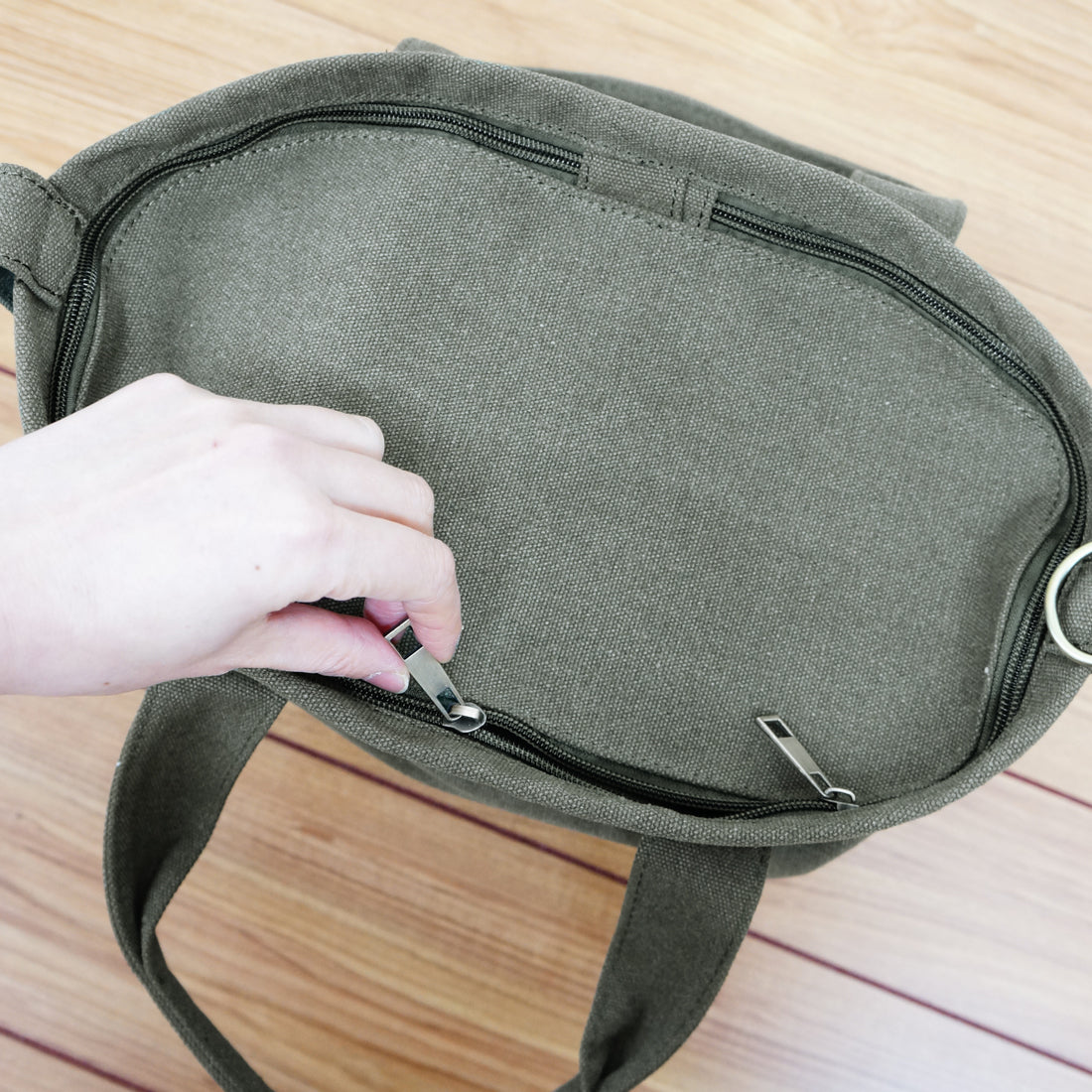 バッグ 2WAY ショルダーバッグ トート レディース メンズ キャンバス 帆布 ランチバッグ HolidayA.M.