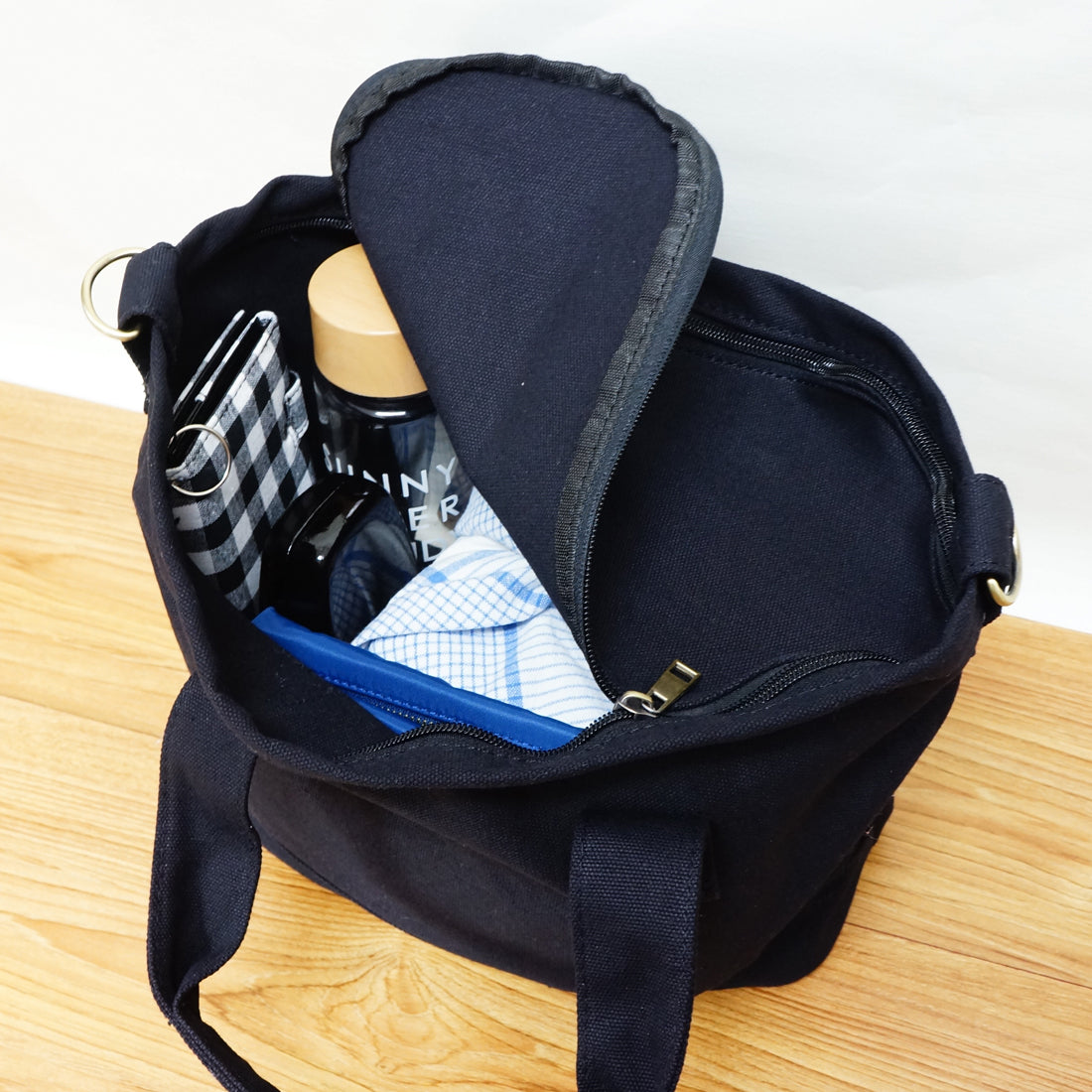 バッグ 2WAY ショルダーバッグ トート レディース メンズ キャンバス 帆布 ランチバッグ HolidayA.M.
