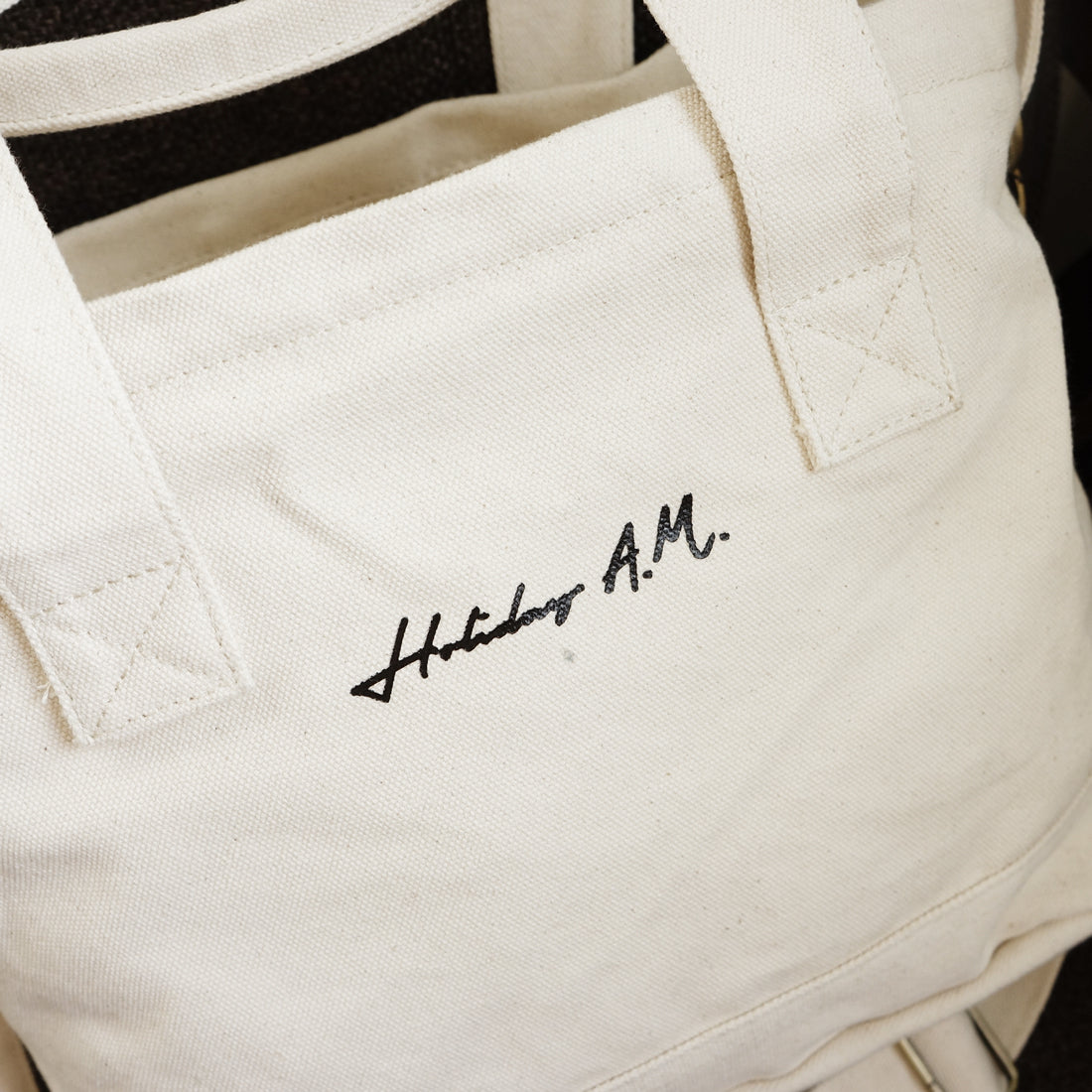バッグ 2WAY ショルダーバッグ トート レディース メンズ キャンバス 帆布 ランチバッグ HolidayA.M.