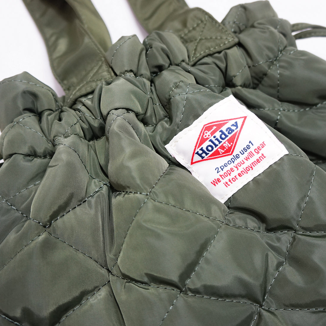 バッグ トートバッグ メンズ レディース 巾着 キルティング 布 2WAY ホリデーエーエム HolidayA.M.