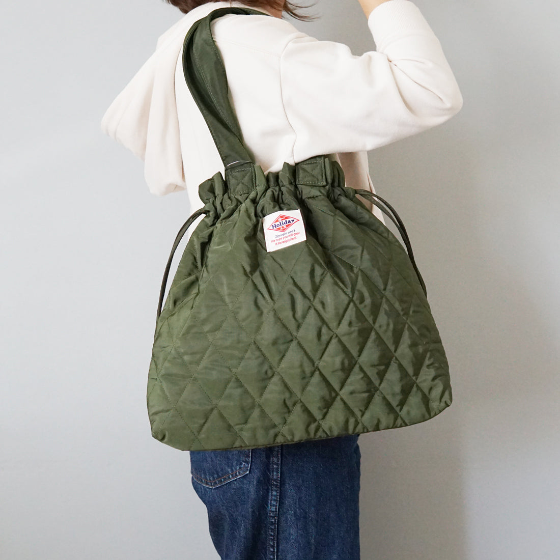 バッグ トートバッグ メンズ レディース 巾着 キルティング 布 2WAY ホリデーエーエム HolidayA.M.