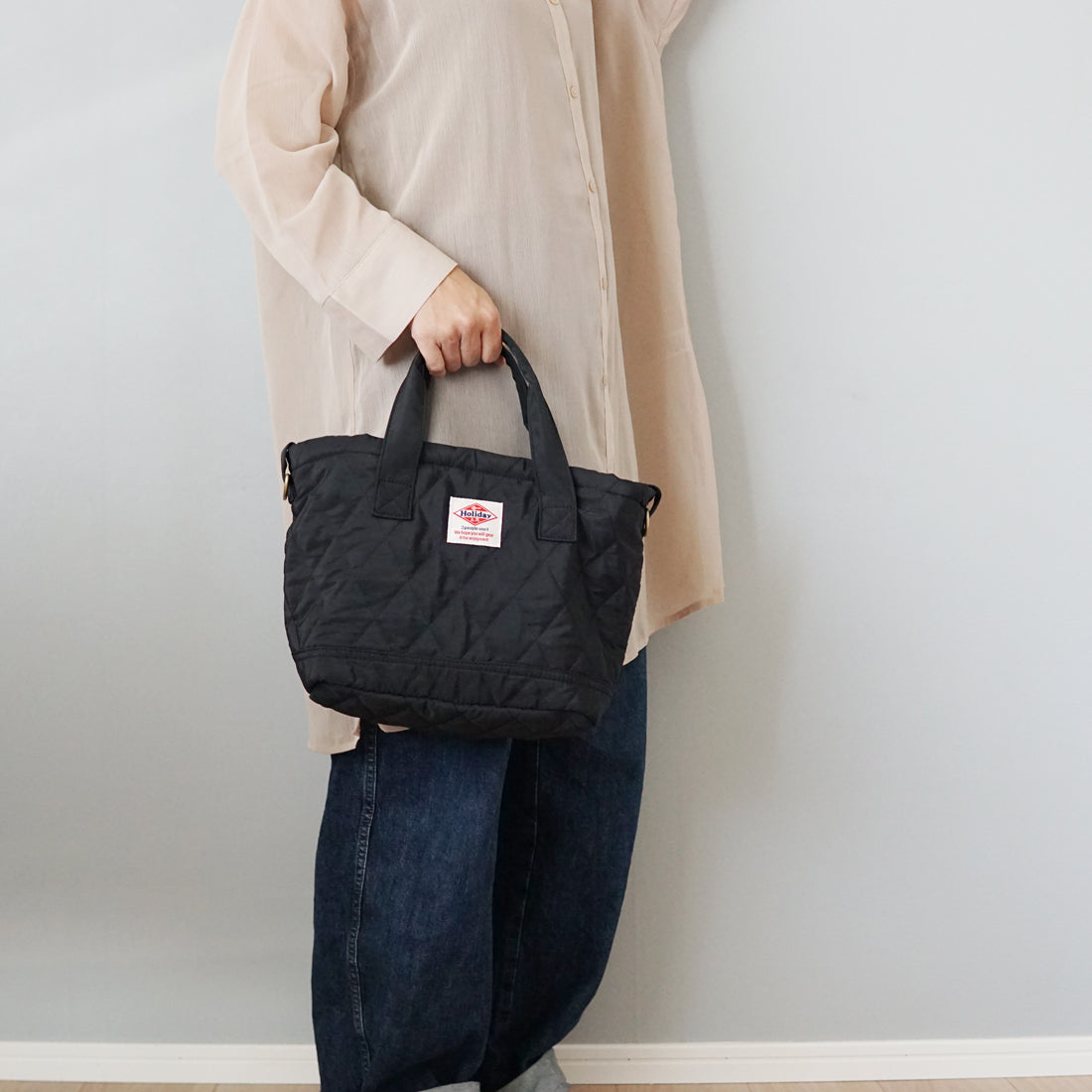 バッグ 2WAY ショルダーバッグ トート レディース メンズ キルティング ランチバッグ HolidayA.M.