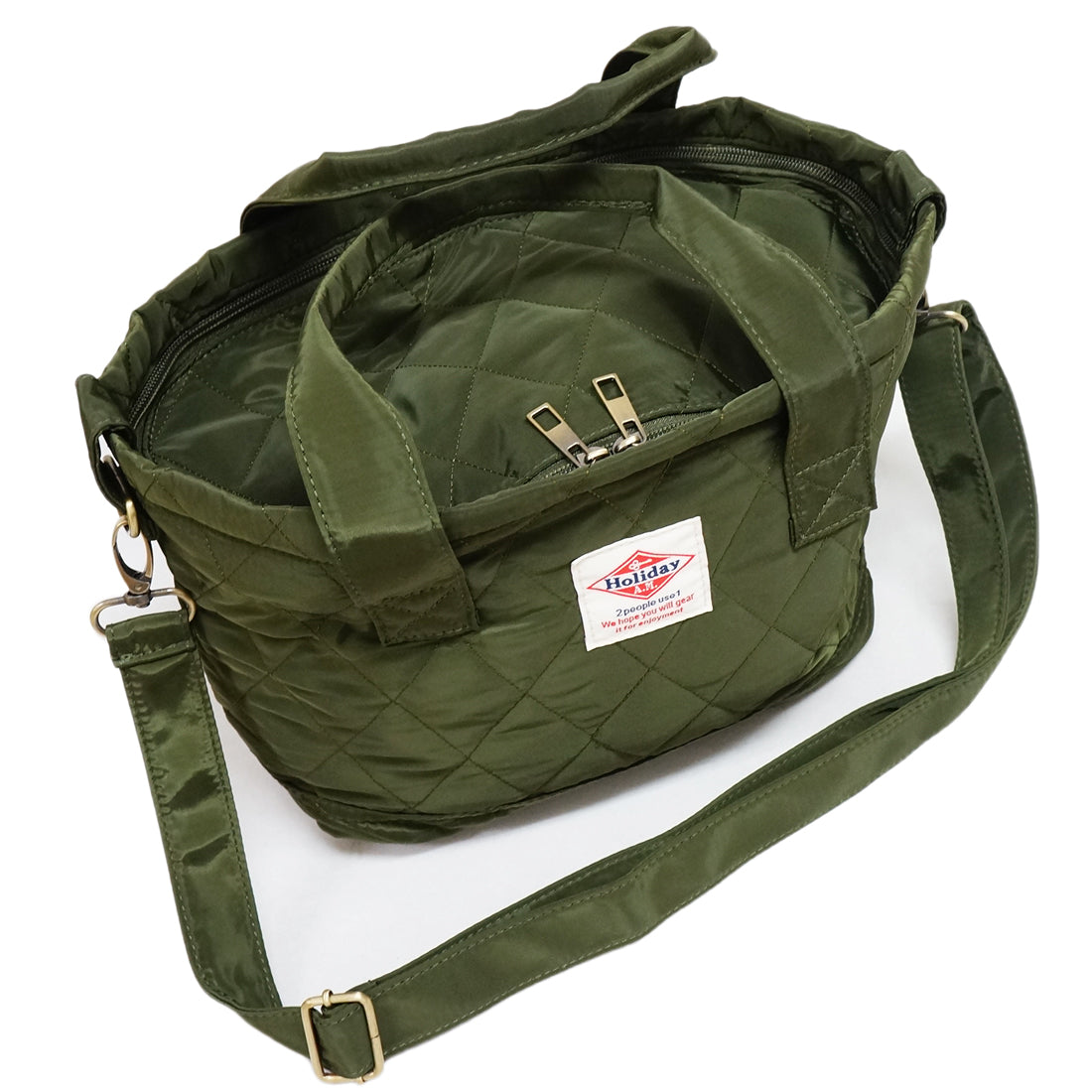 バッグ 2WAY ショルダーバッグ トート レディース メンズ キルティング ランチバッグ HolidayA.M.
