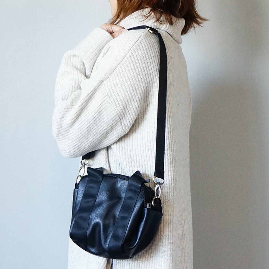 バッグ ショルダーバッグ レディース メンズ エコレザー フェイクレザー 2WAY HolidayA.M.