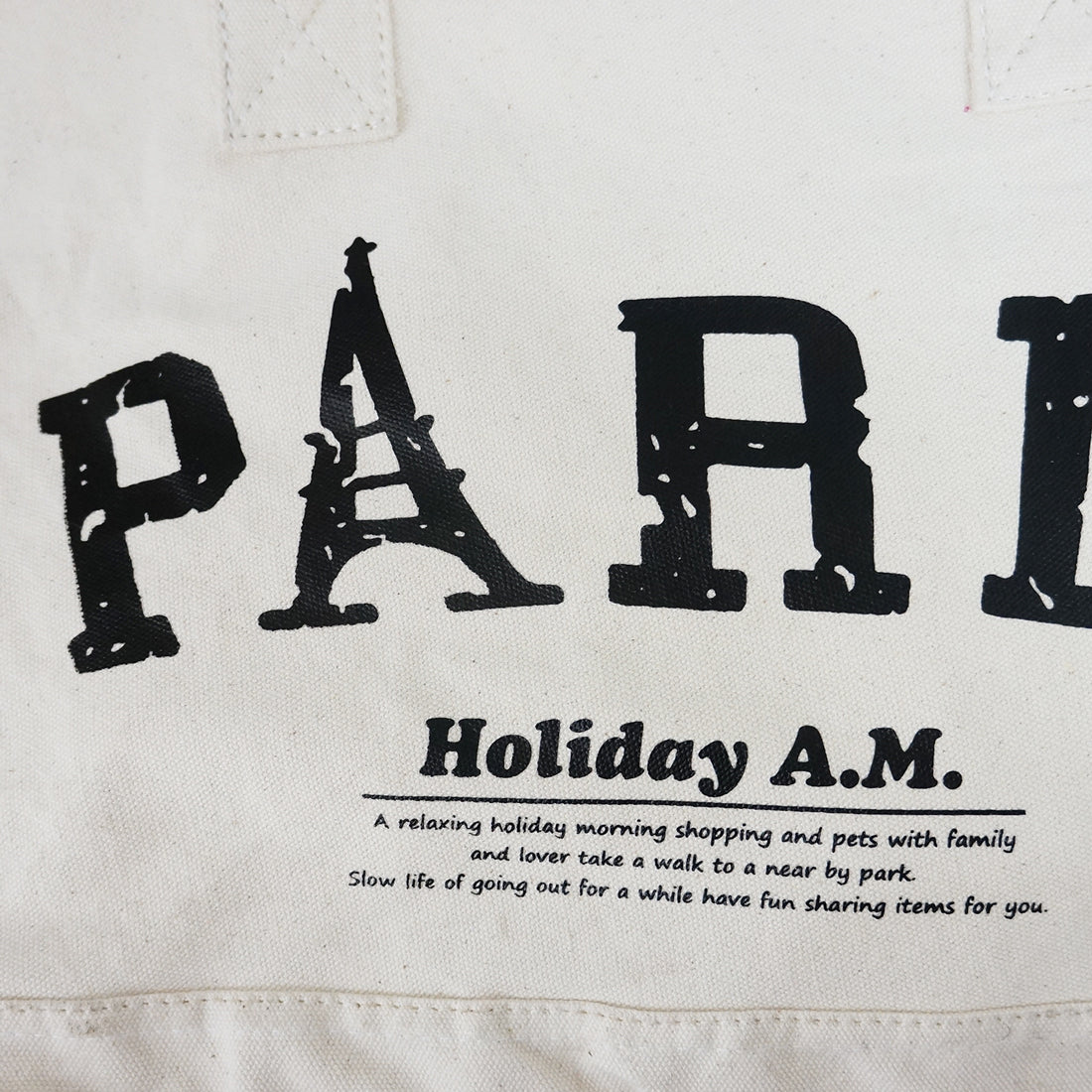 バッグ ショルダーバッグ トートバッグ 2WAY レディース メンズ フタ付き 布 キャンバス 帆布 HolidayA.M.