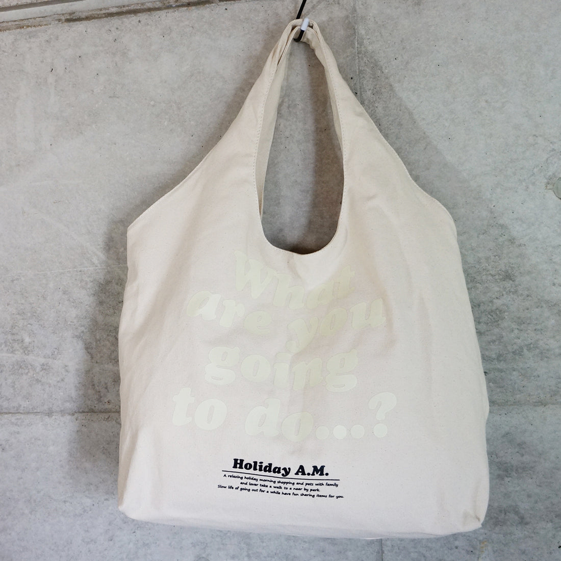 バッグ トートバッグ トート レディース メンズ エコバッグ 大きいサイズ キャンバス 帆布 HolidayA.M.
