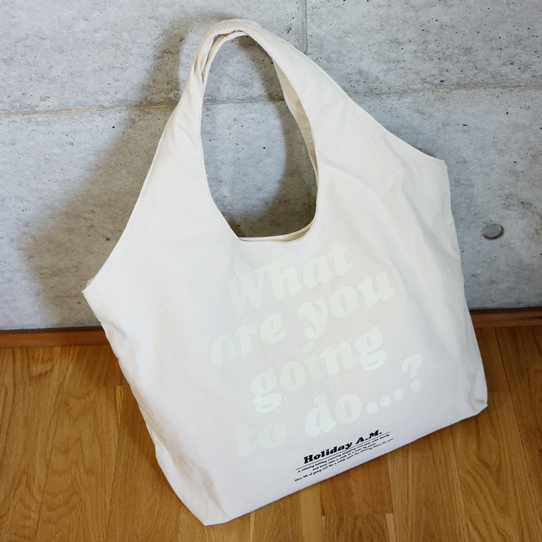 バッグ トートバッグ トート レディース メンズ エコバッグ 大きいサイズ キャンバス 帆布 HolidayA.M.