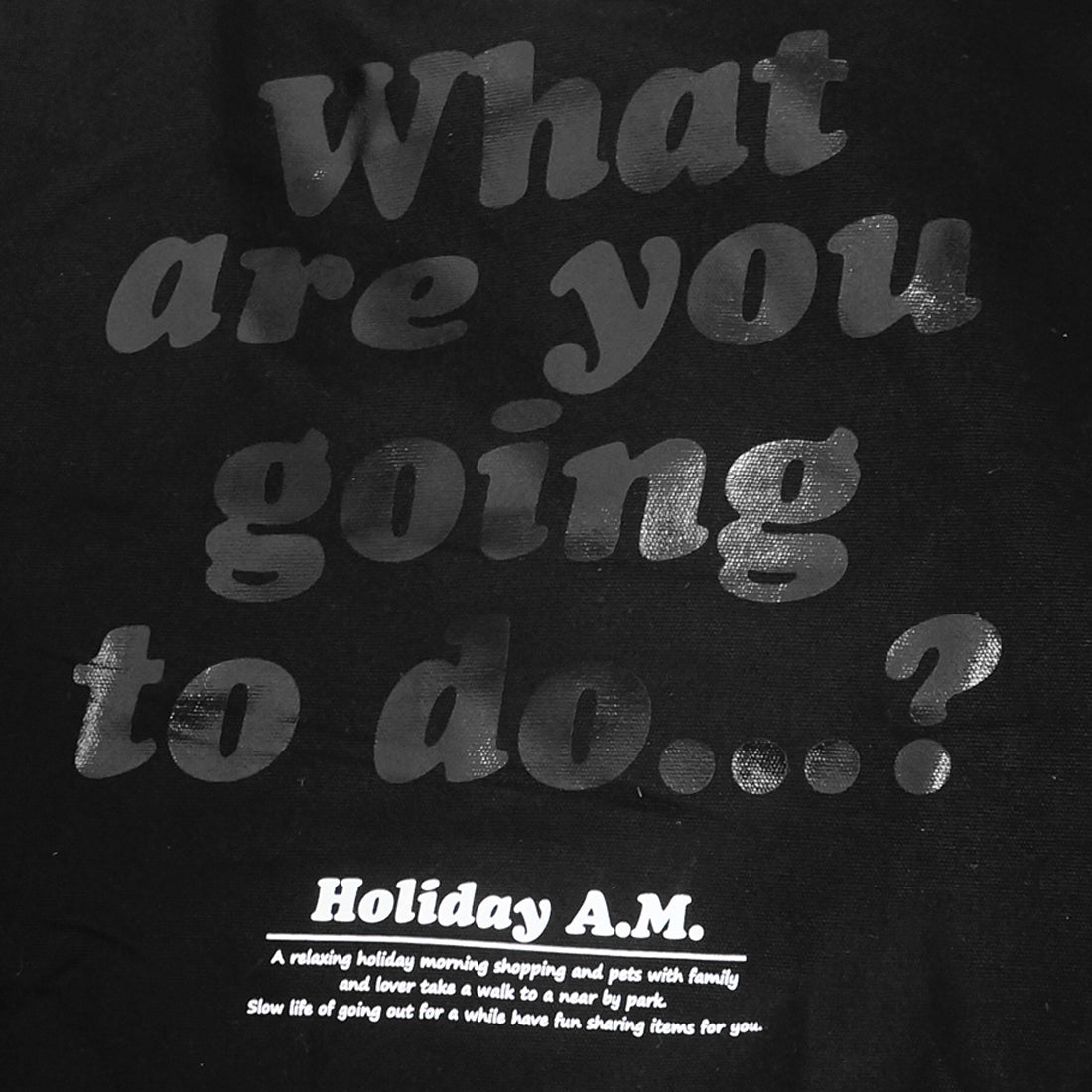 バッグ トートバッグ トート レディース メンズ エコバッグ 大きいサイズ キャンバス 帆布 HolidayA.M.