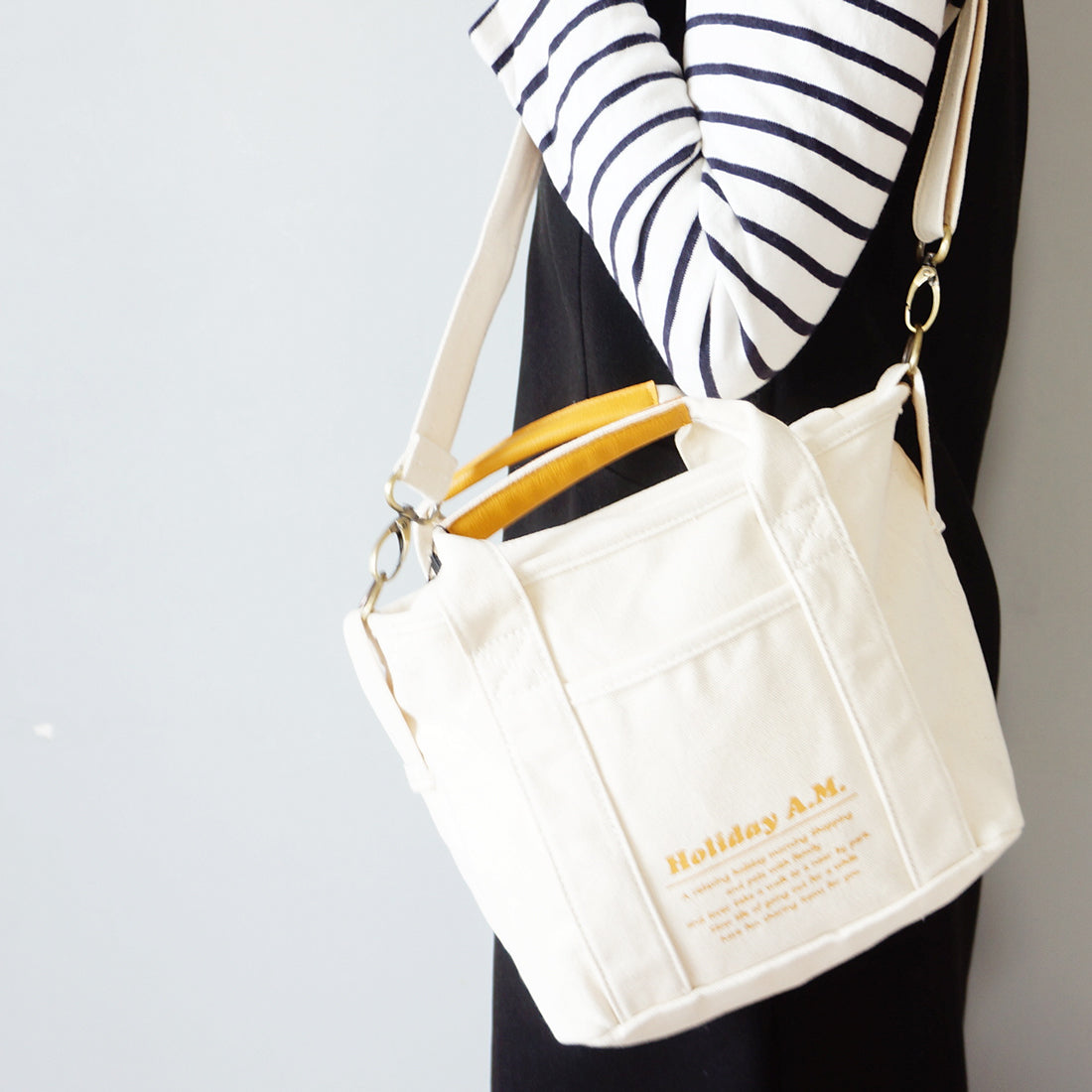 バッグ ショルダーバッグ トートバッグ レディース メンズ 2WAY キャンバス 帆布 HolidayA.M.