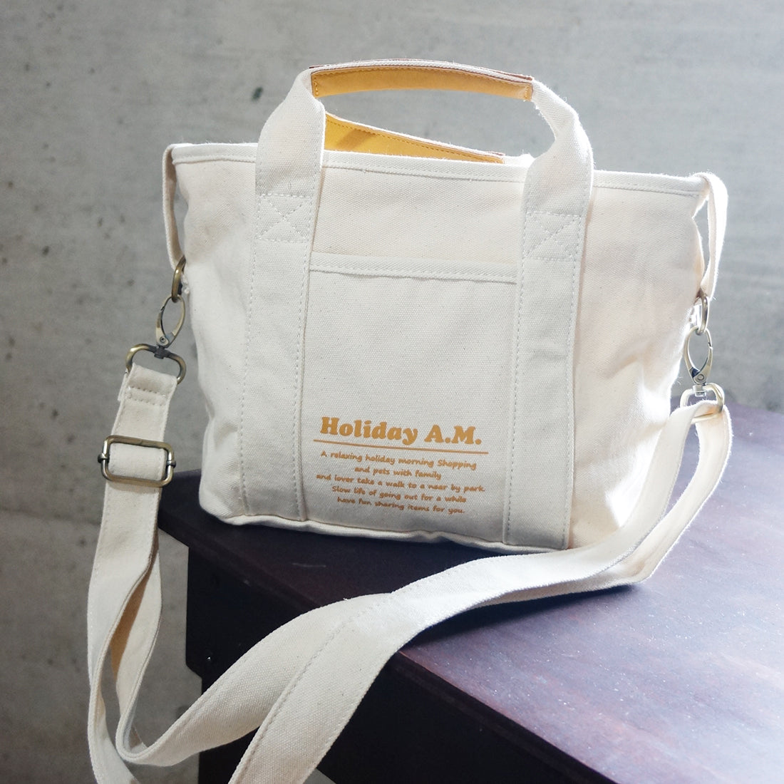 バッグ ショルダーバッグ トートバッグ レディース メンズ 2WAY キャンバス 帆布 HolidayA.M.