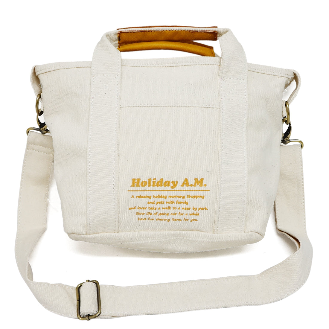 バッグ ショルダーバッグ トートバッグ レディース メンズ 2WAY キャンバス 帆布 HolidayA.M.