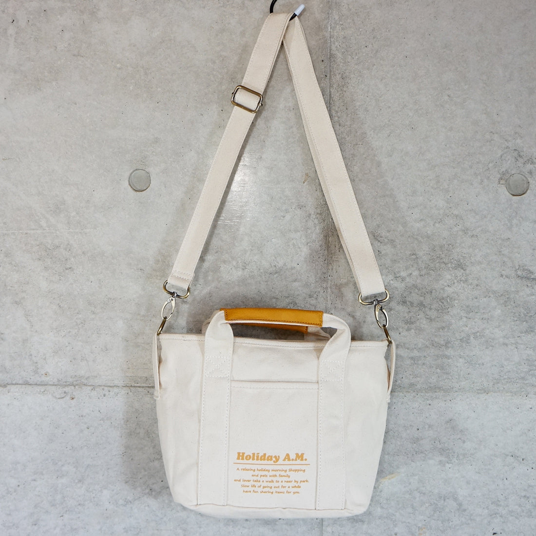 バッグ ショルダーバッグ トートバッグ レディース メンズ 2WAY キャンバス 帆布 HolidayA.M.