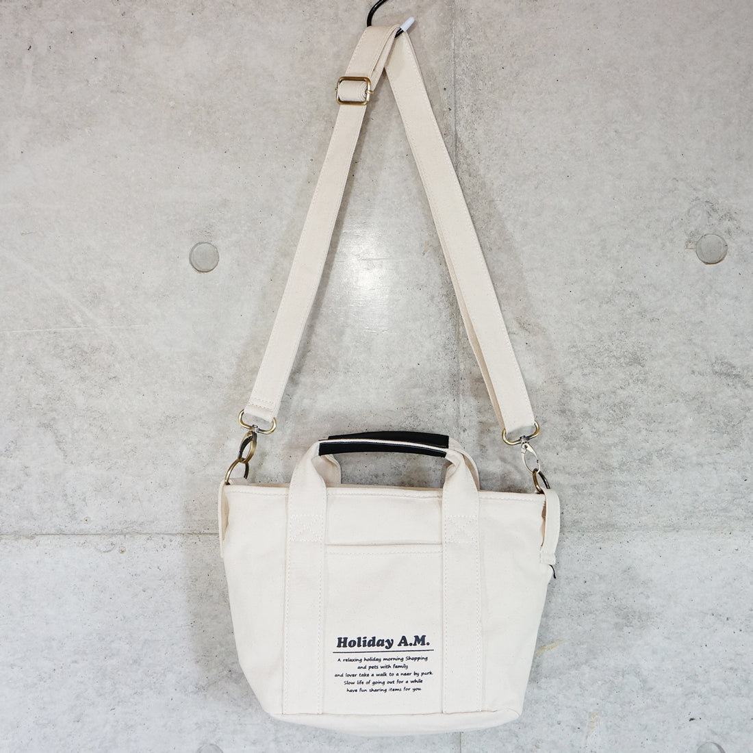 バッグ ショルダーバッグ トートバッグ レディース メンズ 2WAY キャンバス 帆布 HolidayA.M.