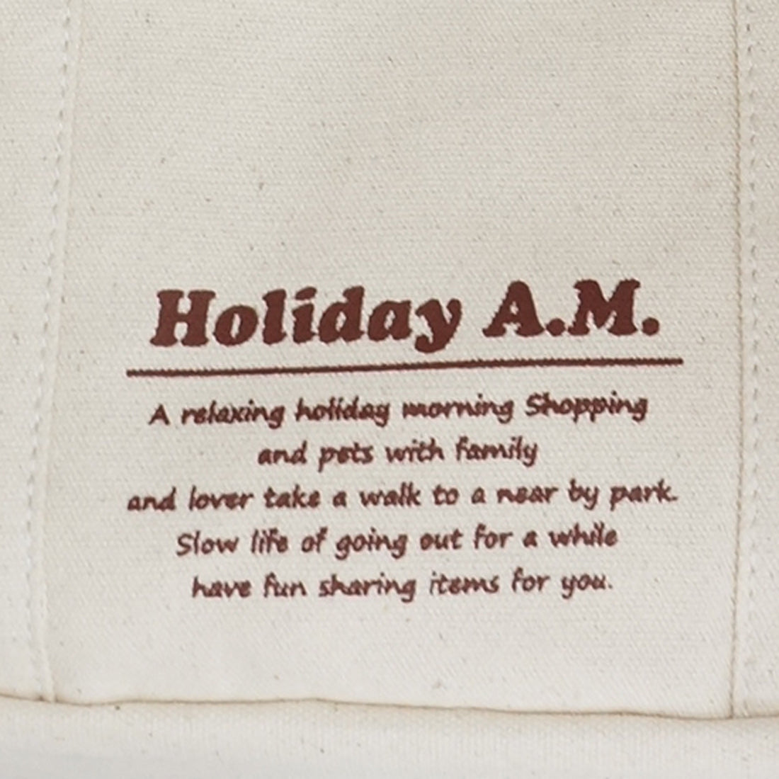 バッグ ショルダーバッグ トートバッグ レディース メンズ 2WAY キャンバス 帆布 HolidayA.M.