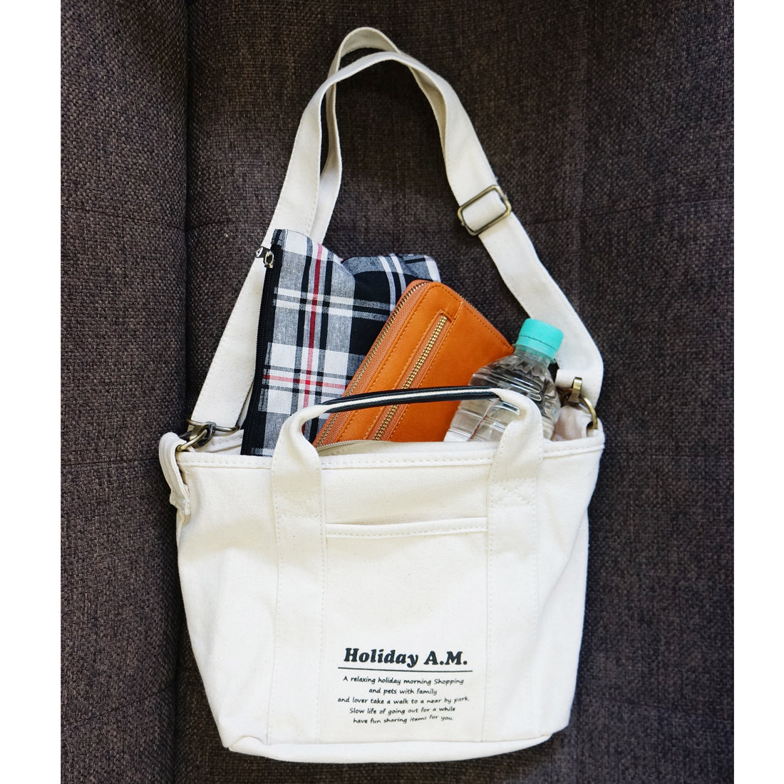 バッグ ショルダーバッグ トートバッグ レディース メンズ 2WAY キャンバス 帆布 HolidayA.M.