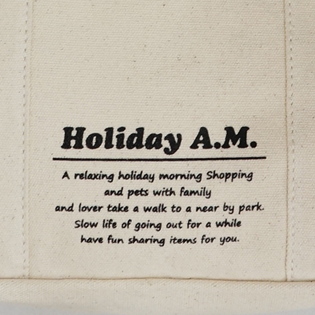 バッグ ショルダーバッグ トートバッグ レディース メンズ 2WAY キャンバス 帆布 HolidayA.M.