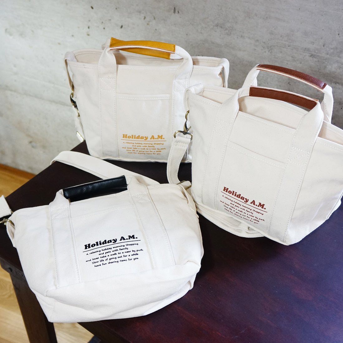 バッグ ショルダーバッグ トートバッグ レディース メンズ 2WAY キャンバス 帆布 HolidayA.M.