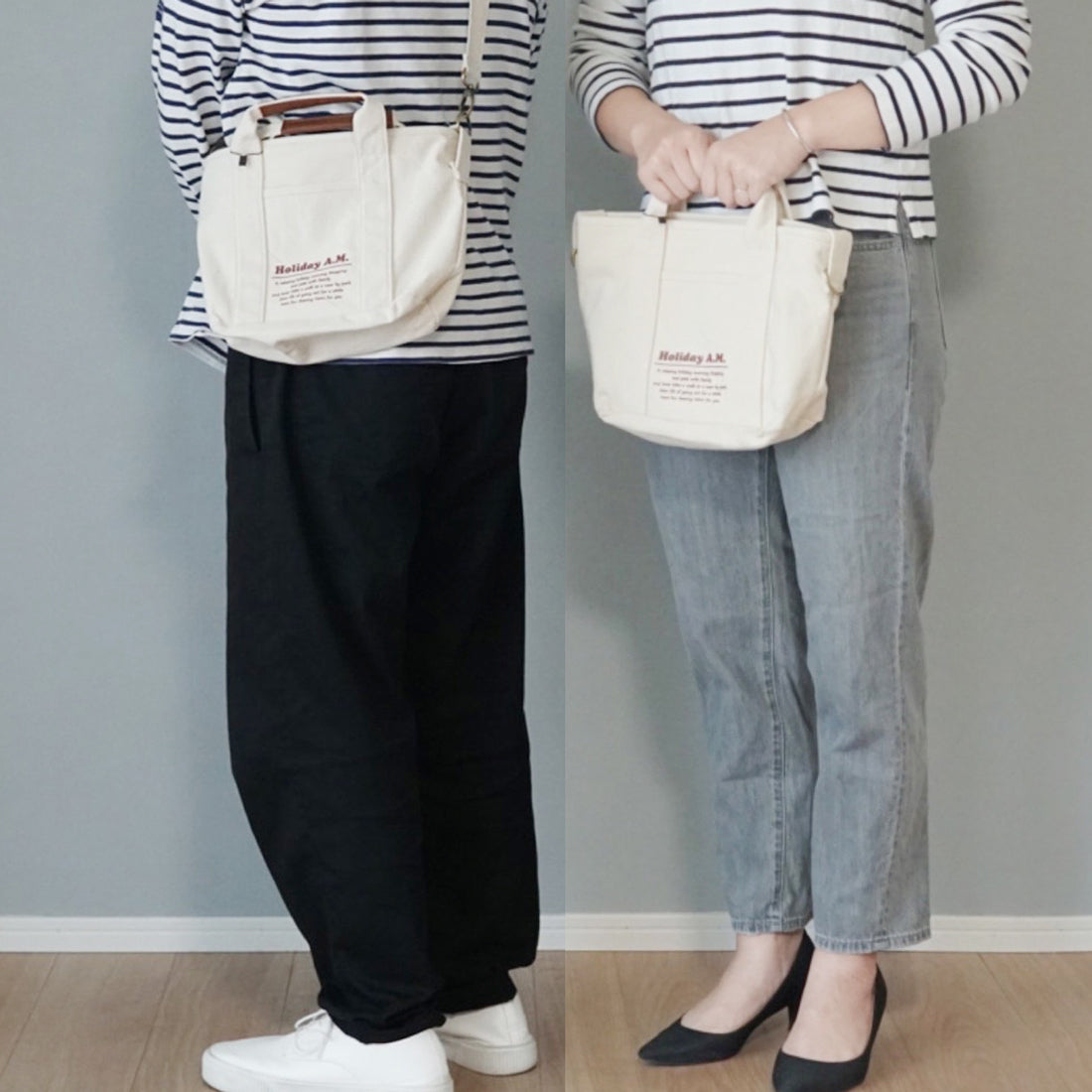 バッグ ショルダーバッグ トートバッグ レディース メンズ 2WAY キャンバス 帆布 HolidayA.M.