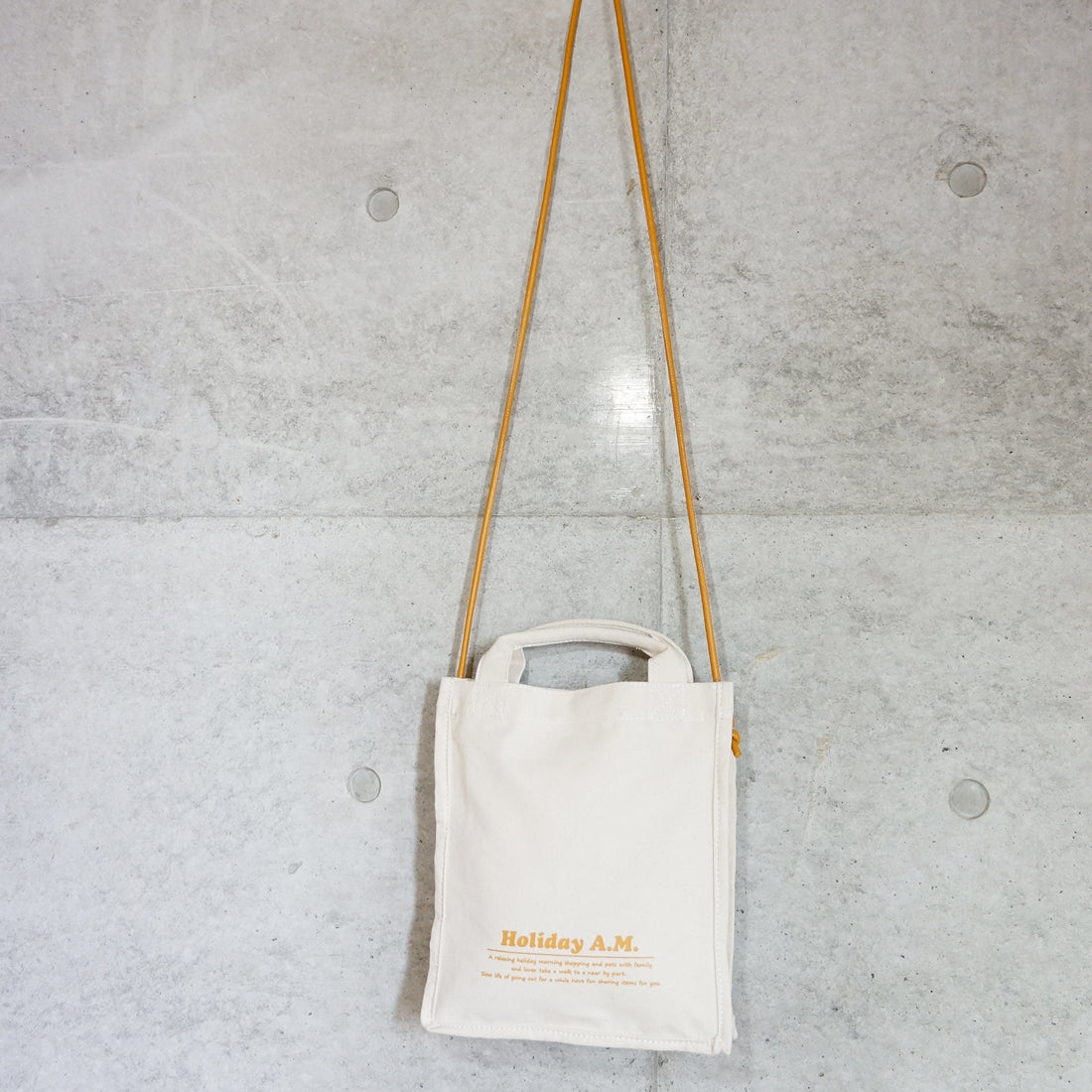 バッグ ショルダーバッグ スクエア 四角 トートバッグ レディース 2WAY キャンバス 帆布 HolidayA.M.