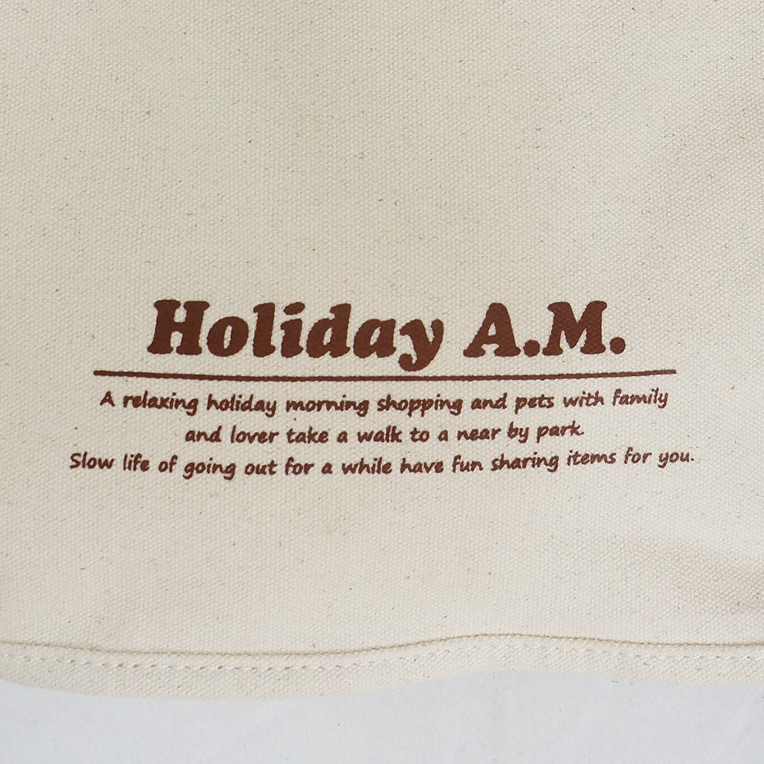 バッグ ショルダーバッグ スクエア 四角 トートバッグ レディース 2WAY キャンバス 帆布 HolidayA.M.