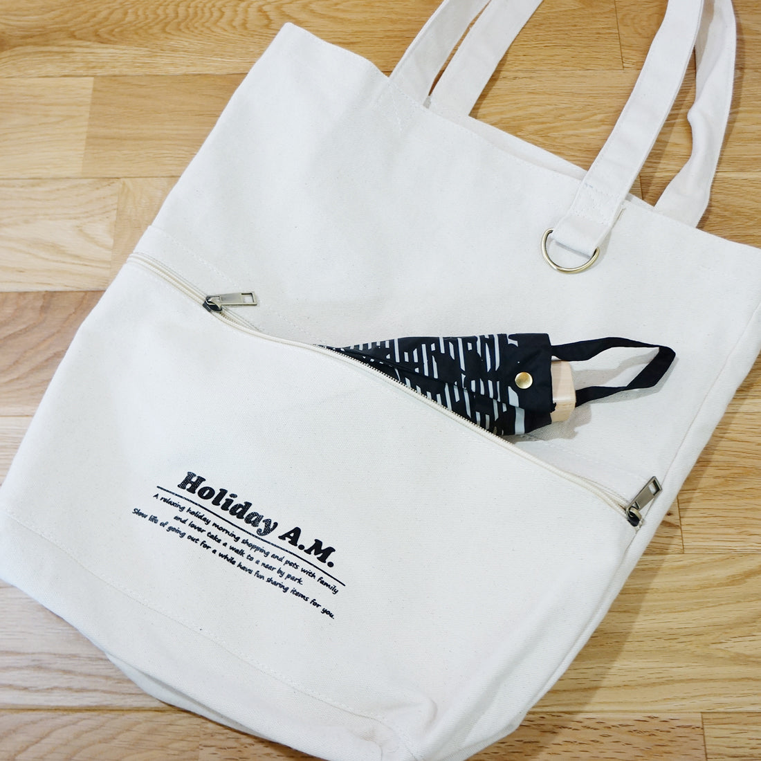 バッグ トートバッグ トート レディース メンズ エコバッグ リバーシブル キャンバス 帆布 HolidayA.M.