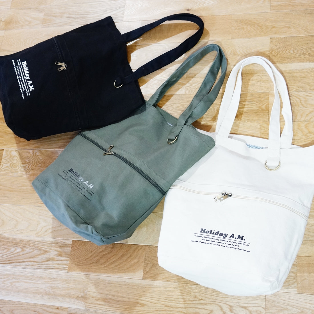 バッグ トートバッグ トート レディース メンズ エコバッグ リバーシブル キャンバス 帆布 HolidayA.M.