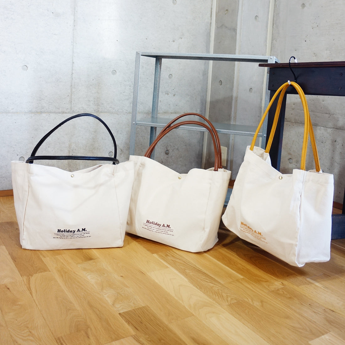 バッグ トートバッグ トート レディース メンズ エコバッグ キャンバス 帆布 HolidayA.M.