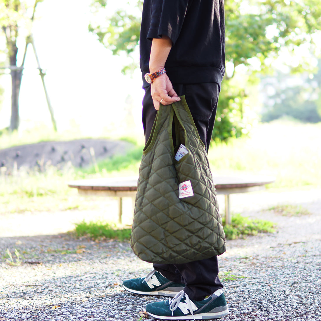 バッグ トートバッグ レディース メンズ キルティング bag A4サイズ HolidayA.M.