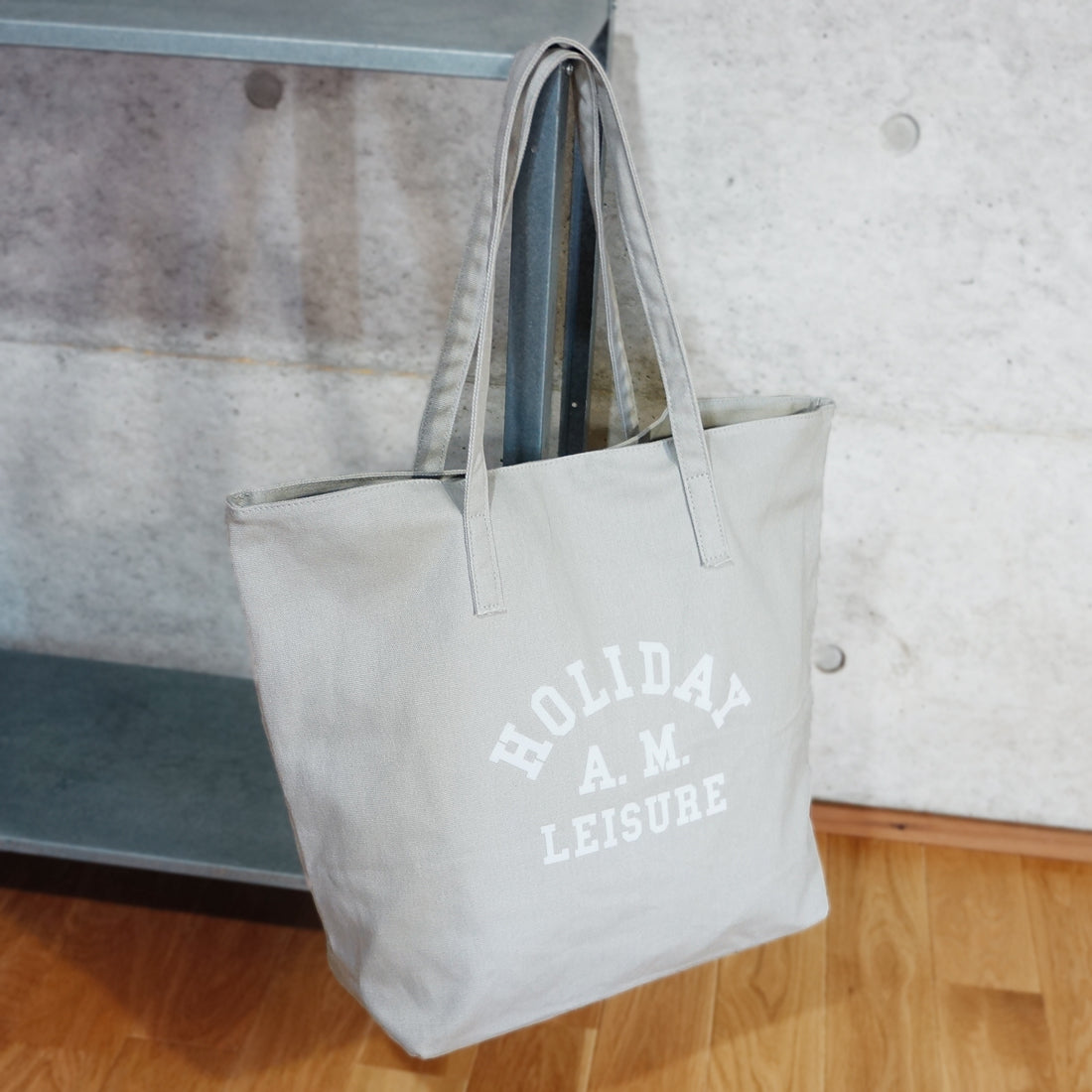 バッグ トートバッグ トート レディース メンズ フロッキープリント キャンバス 帆布 Holiday A.M.
