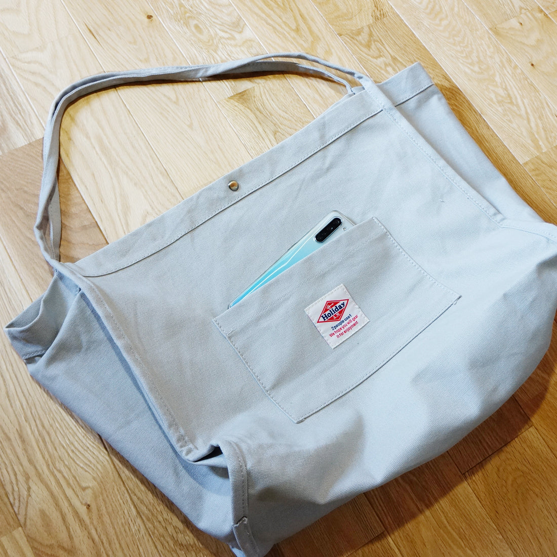 バッグ トートバッグ トート レディース メンズ フロッキープリント キャンバス 帆布 Holiday A.M.