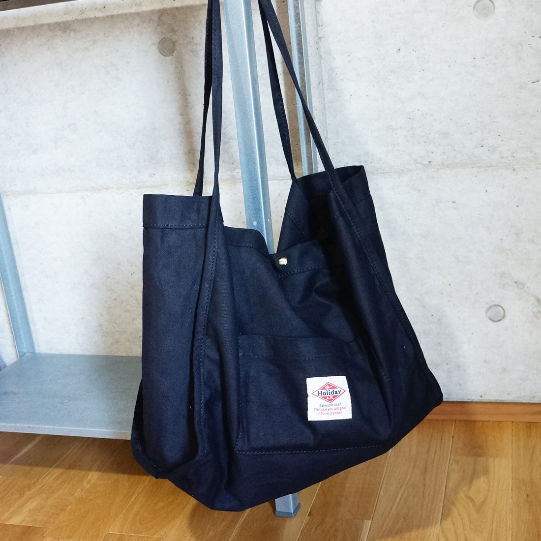 バッグ トートバッグ トート レディース メンズ フロッキープリント キャンバス 帆布 Holiday A.M.
