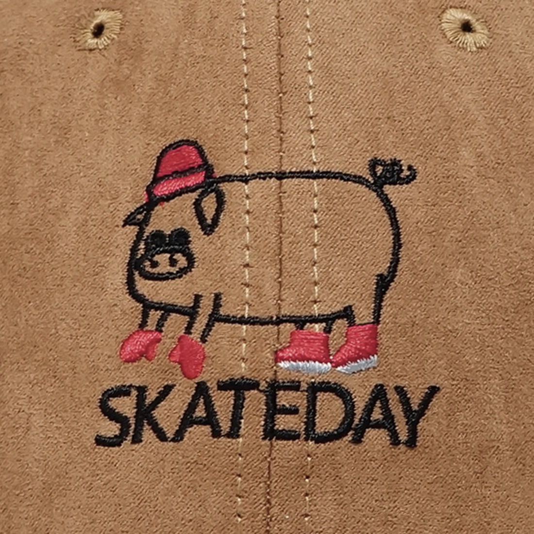 帽子 キャップ フェイクスウェード メンズ レディース アニマル 刺繍 春 秋 冬 キーズ Keys